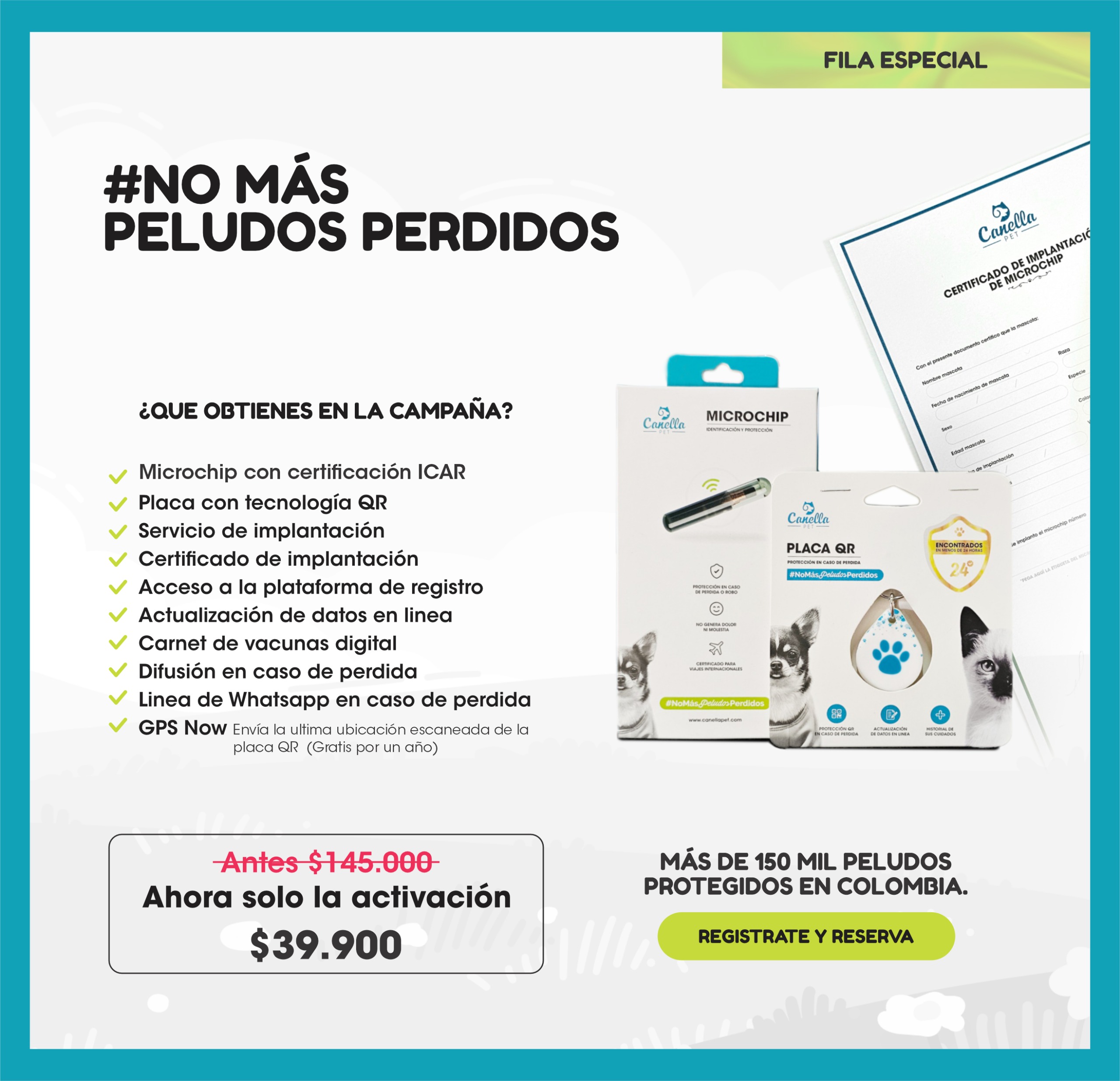 Beneficios Fila Especial