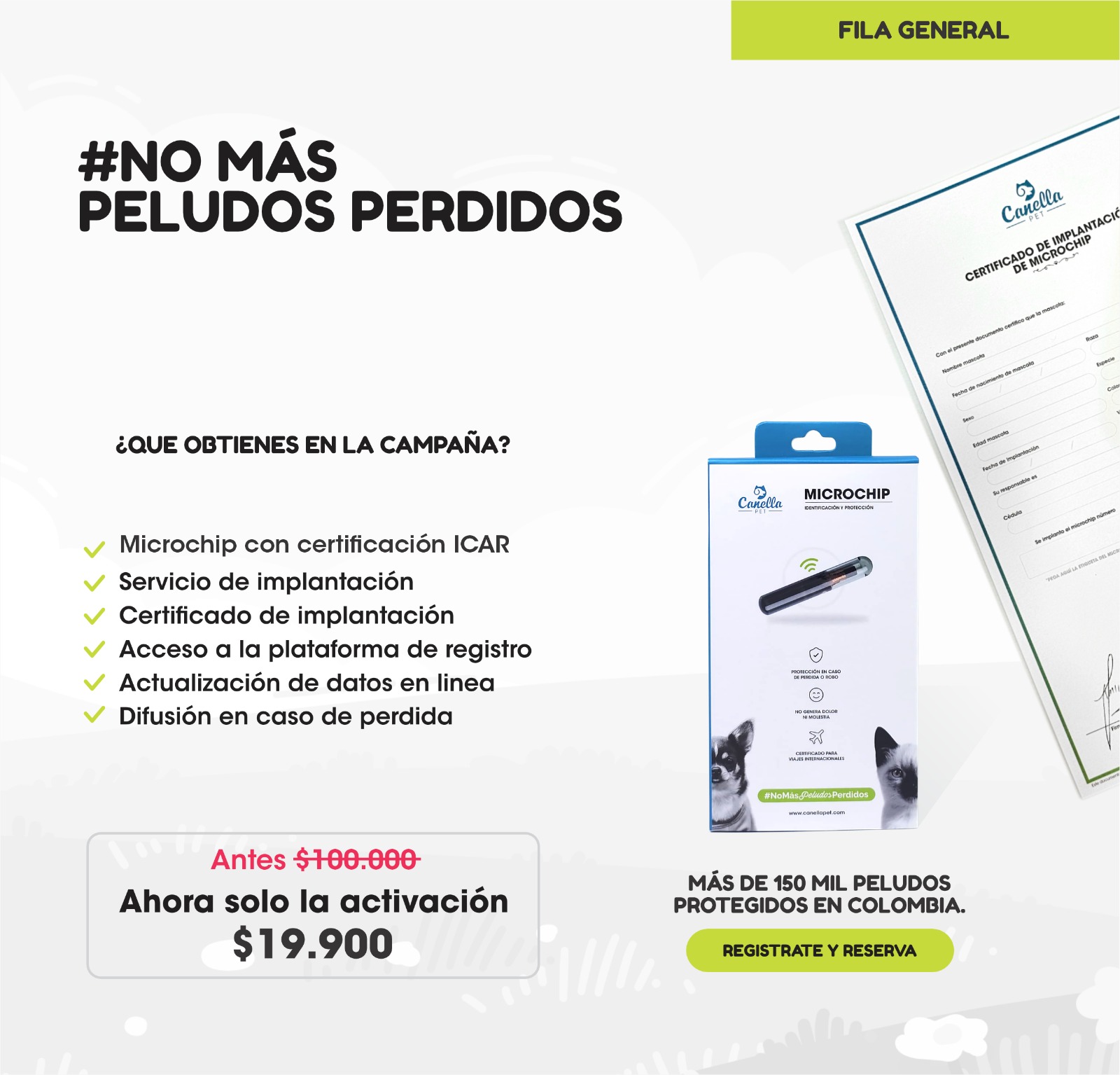 Beneficios Fila General