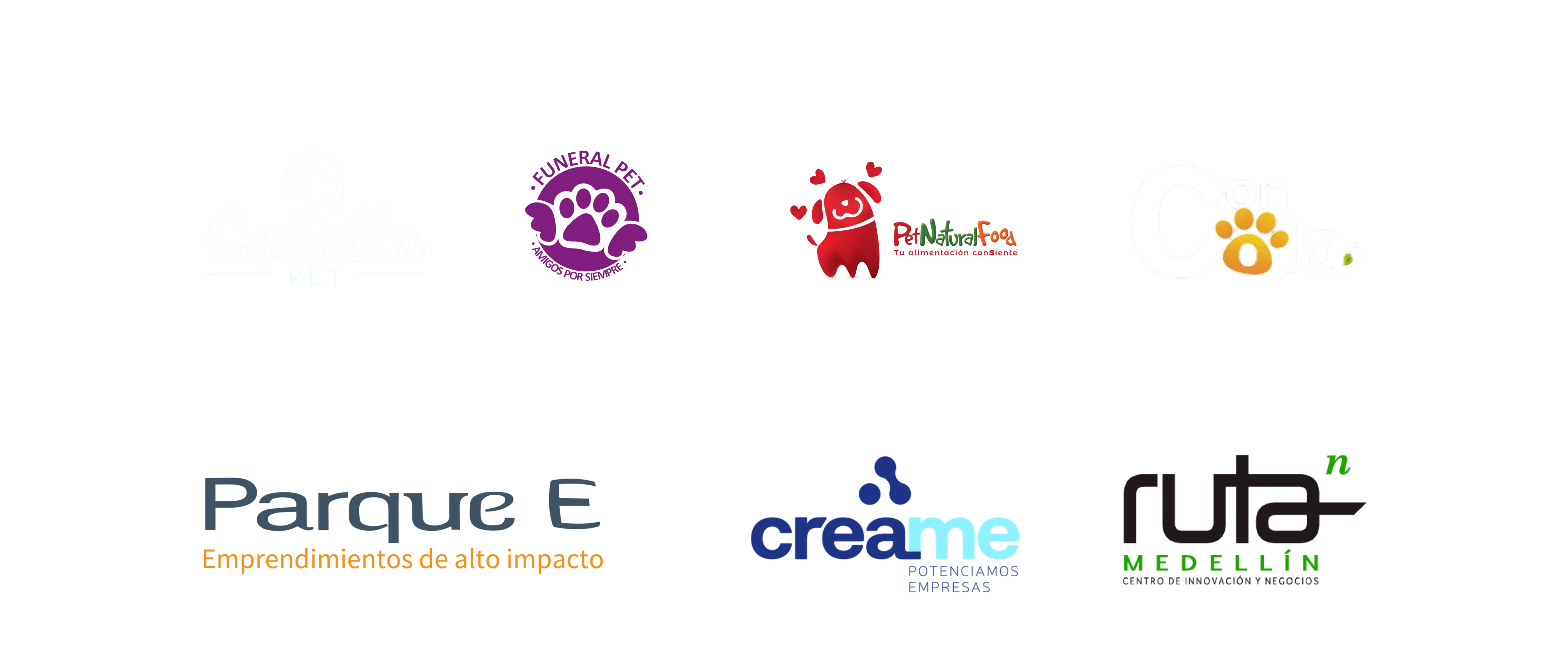 Patrocinadores: Parque E, Creame, Ruta N